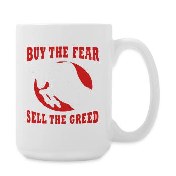 Finance Stocks Money Trading Bitcoin Capital - Large Mug 440 ml - white - Right