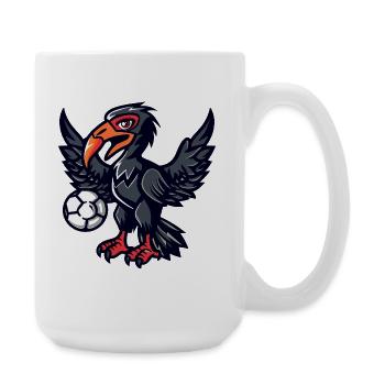 Arrow Crow Ball Hero - Large Mug 440 ml - white - Right