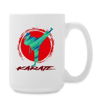 karate - Large Mug 440 ml - white - Right