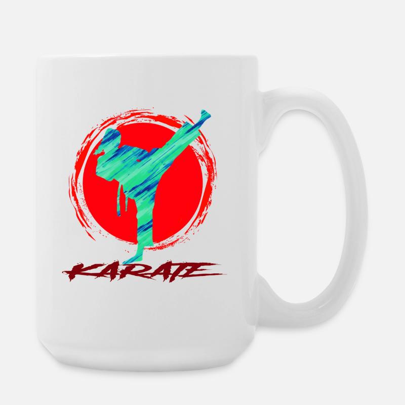 Karate - Große Tasse 440 ml - Weiß