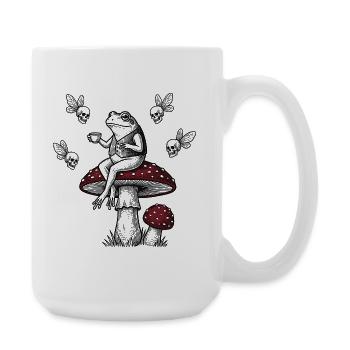 Frosch Gentleman - Große Tasse 440 ml - Weiß - Rechts