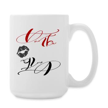 thank you - Large Mug 440 ml - white - Right