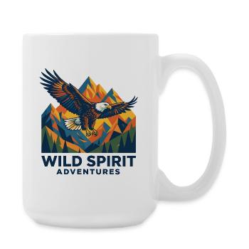 Wild Spirit – Eagle Adventures - Large Mug 440 ml - white - Right