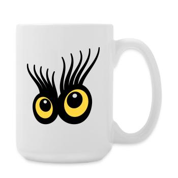 Eyes - Large Mug 440 ml - white - Right