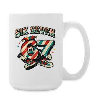 67 Six Seven Carnival Cute Italy Meme - Large Mug 440 ml - white - Right