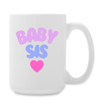 Baby Sis Love - Large Mug 440 ml - white - Right