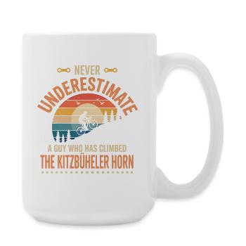 A Guy Who Has Climbed TKitzbüheler Horn - Large Mug 440 ml - white - Right