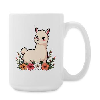 lama - Large Mug 440 ml - white - Right
