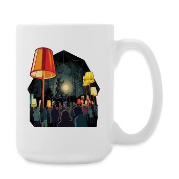 Festival Feeling Party Summer - Large Mug 440 ml - white - Right