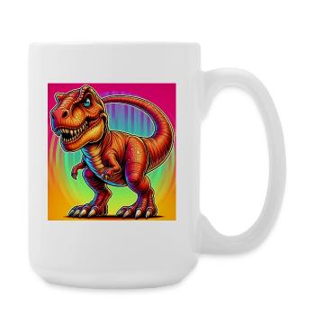 dinosaur - Large Mug 440 ml - white - Right
