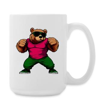 Bears Fitness - Large Mug 440 ml - white - Right