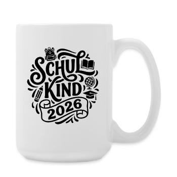 Schoolchild 2026 Start of School School Enrollment School - Large Mug 440 ml - white - Right