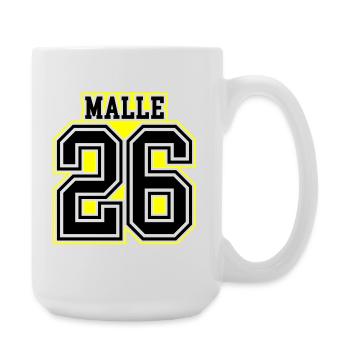 Malle 26 Trikot 2026 - Große Tasse 440 ml - Weiß - Rechts