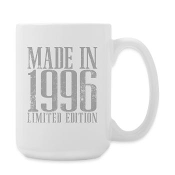 Made in 1996 Vintage Vintage Birthday Gift - Large Mug 440 ml - white - Right