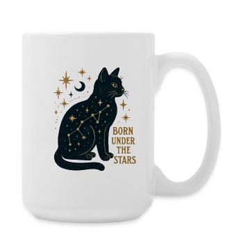 Star Cat Constellation - Large Mug 440 ml - white - Right