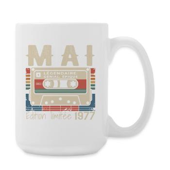 Mai 1977 - Grande tasse 440 ml - blanc - Droite