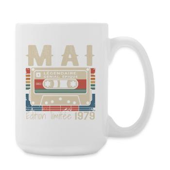 Mai 1979 - Grande tasse 440 ml - blanc - Droite