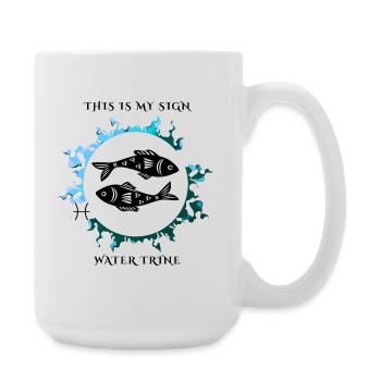 My Pisces sign - Large Mug 440 ml - white - Right