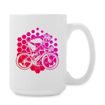 Geschenkidee für einen Roadbike mit Roadbike - Große Tasse 440 ml - Weiß - Rechts