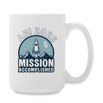 Abi 2026 - Mission accomplished - Large Mug 440 ml - white - Right