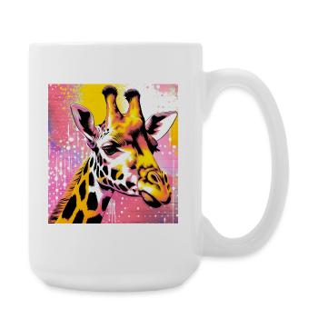 giraffe - Large Mug 440 ml - white - Right