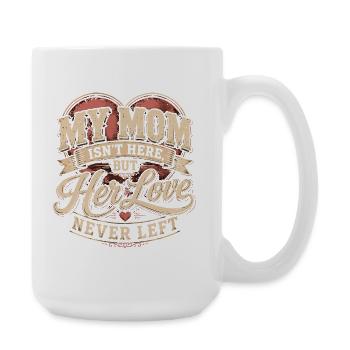 Mama-Souvenirgeschenk – Ihre Liebe hat Vintag nie verlassen - Große Tasse 440 ml - Weiß - Rechts