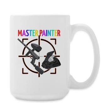 Paintball: Master Painter - Große Tasse 440 ml - Weiß - Rechts