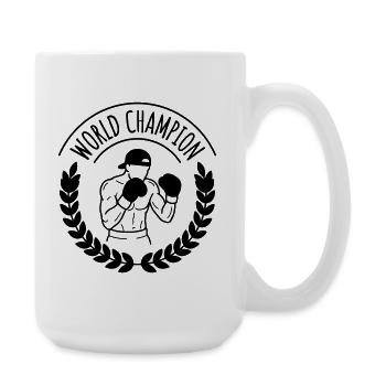 boxing - Large Mug 440 ml - white - Right