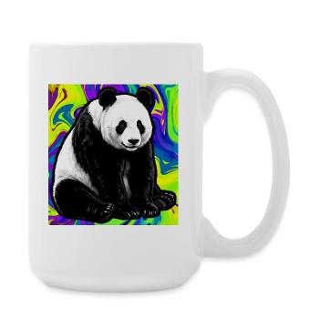 panda - Grande tasse 440 ml - blanc - Droite