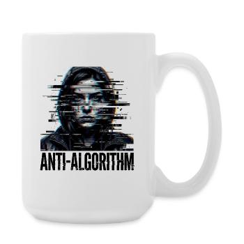 Anti Algorithm Digital - Große Tasse 440 ml - Weiß - Rechts