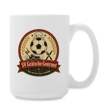SV Grätsche Gourmet - Große Tasse 440 ml - Weiß - Rechts