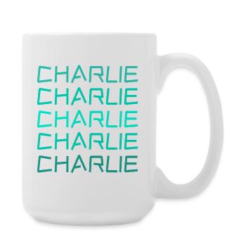 Charlie - Große Tasse 440 ml - Weiß - Rechts