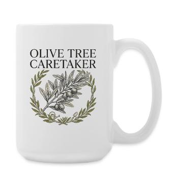 Olive Tree Caretaker - Große Tasse 440 ml - Weiß - Rechts
