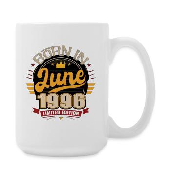 Born in June 1996 - Large Mug 440 ml - white - Right