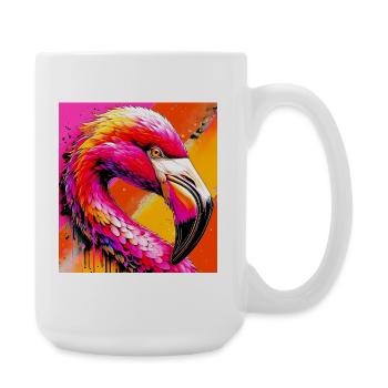flamingo - Large Mug 440 ml - white - Right