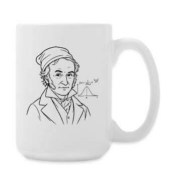 Gauss - Large Mug 440 ml - white - Right