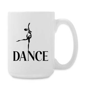 Ballerina Dancing Dance - Large Mug 440 ml - white - Right