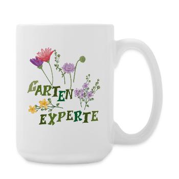 Expert en jardinage - Grande tasse 440 ml - blanc - Droite