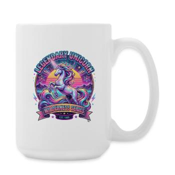 Licorne Mythique - Grande tasse 440 ml - blanc - Droite