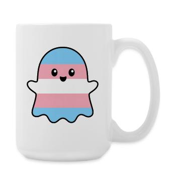 Trans Pride Spirit - Large Mug 440 ml - white - Right