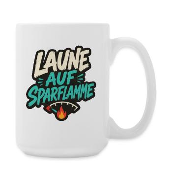 LAUNE AUF SPARFLAMME - Große Tasse 440 ml - Weiß - Rechts