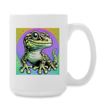 Gecko - Große Tasse 440 ml - Weiß - Rechts