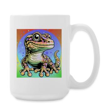 Gecko - Große Tasse 440 ml - Weiß - Rechts