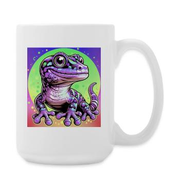 Gecko - Große Tasse 440 ml - Weiß - Rechts