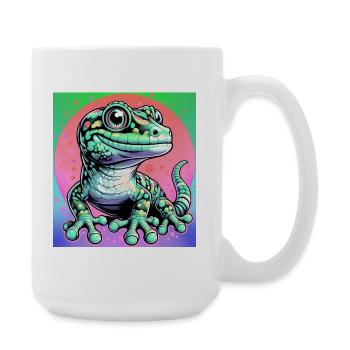 Gecko - Große Tasse 440 ml - Weiß - Rechts