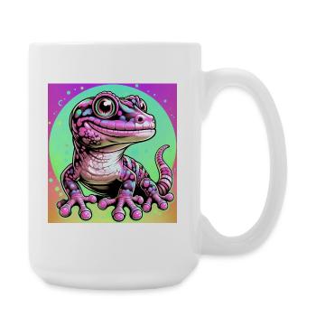 Gecko - Große Tasse 440 ml - Weiß - Rechts