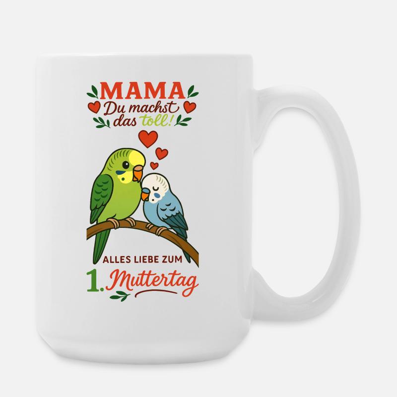 1. Muttertag - Große Tasse 440 ml - Weiß
