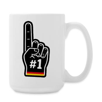 Number One Germany Fan - Large Mug 440 ml - white - Right