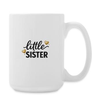 Chemise de petite sœur Tenue de petit frère ou sœur - Grande tasse 440 ml - blanc - Droite