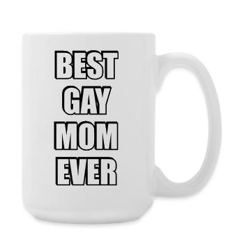 Meilleure maman gay de tous les temps - Grande tasse 440 ml - blanc - Droite